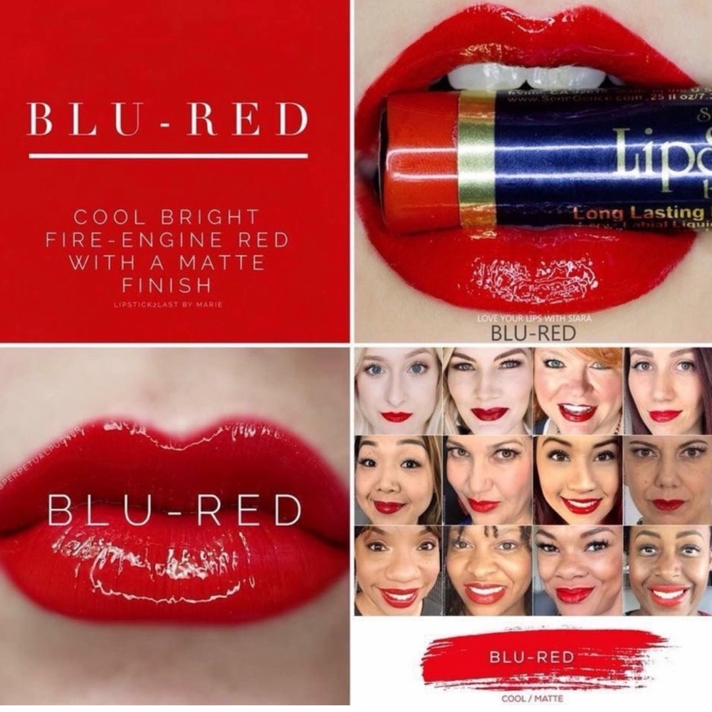 SeneGence Red Lipstick Glossy Finish